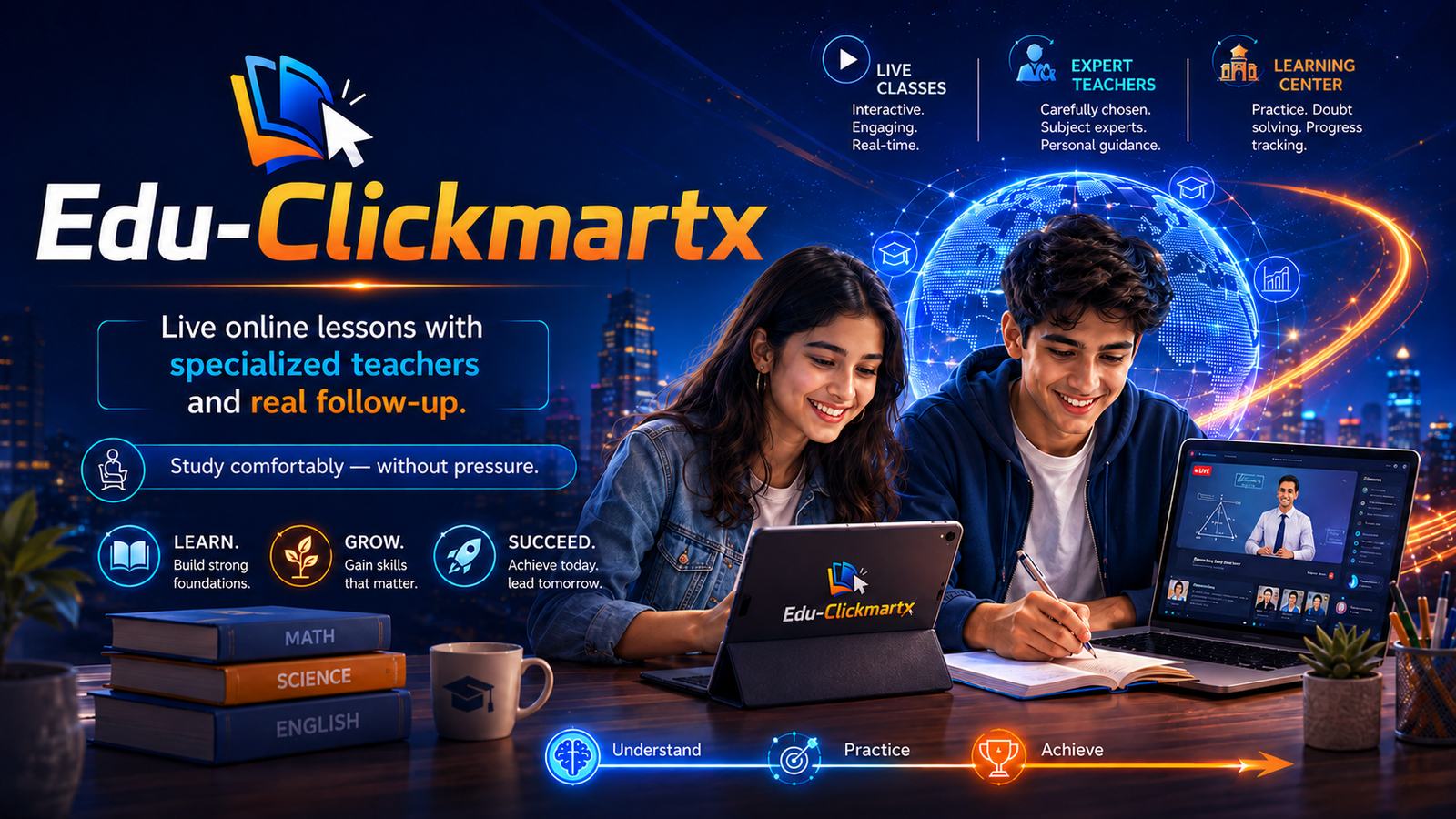 Edu-ClickmartX - Learn. Grow. Succeed.